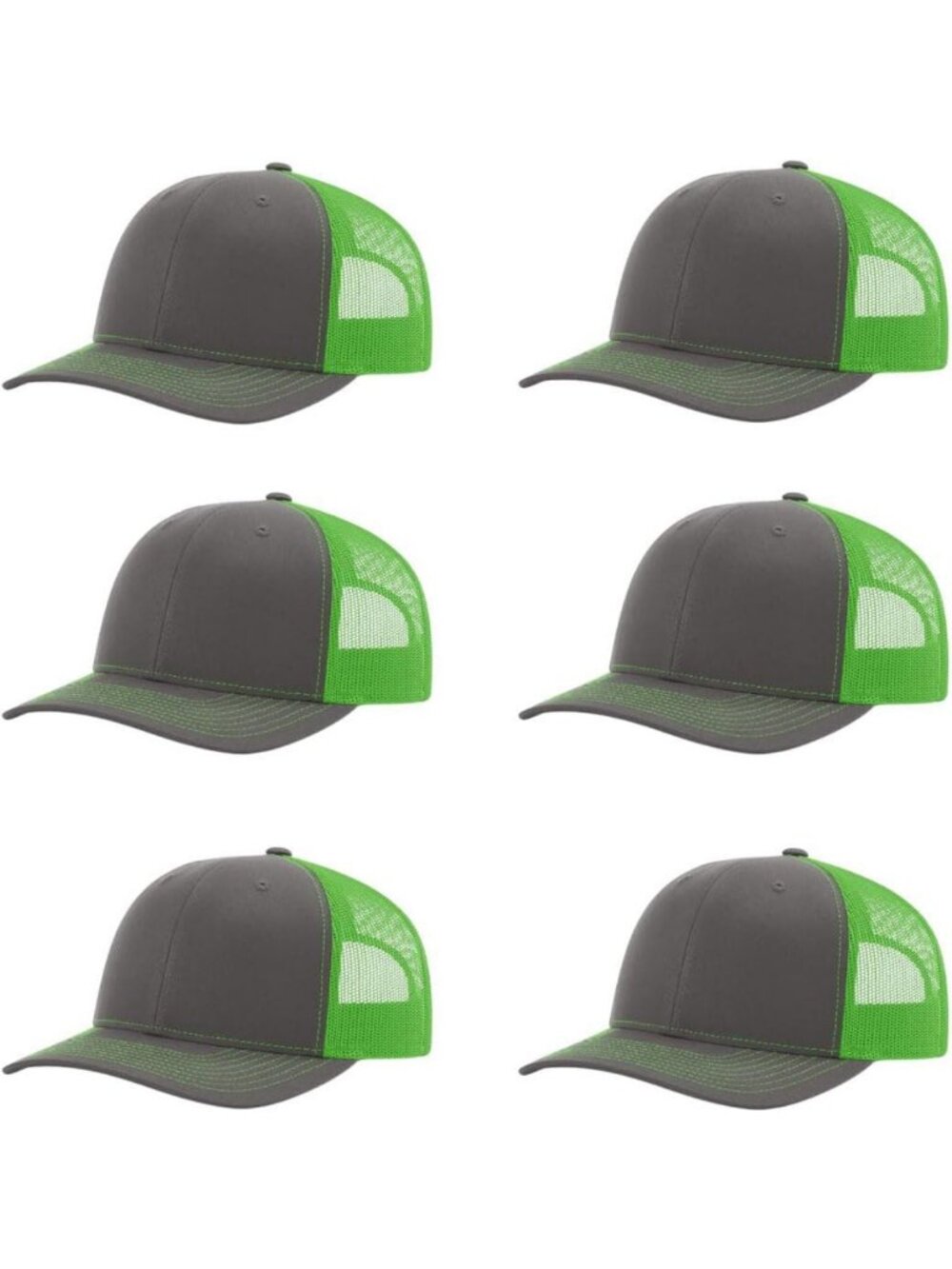 Classic Six-Panel Adjustable Snapback Trucker Cap for Men & Women - Stylish
